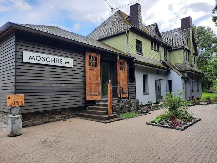 Lokschuppen Im Alten Bahnhof Industrial Style Moschheim Zewnętrze zdjęcie